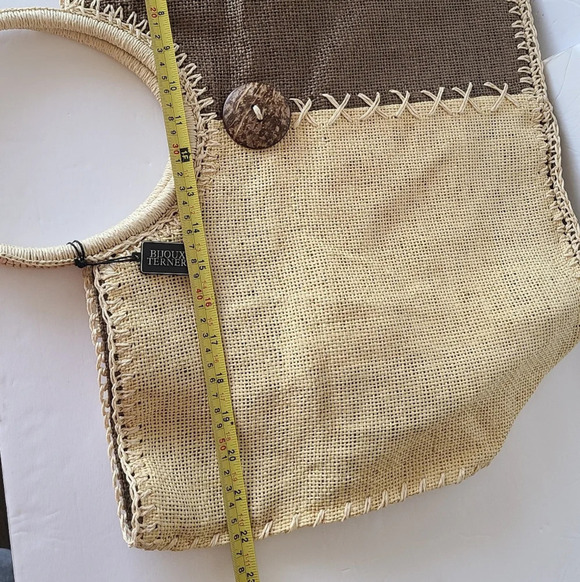 Bijoux Terner shopper canvas boho tote beige/brown - Picture 5 of 9